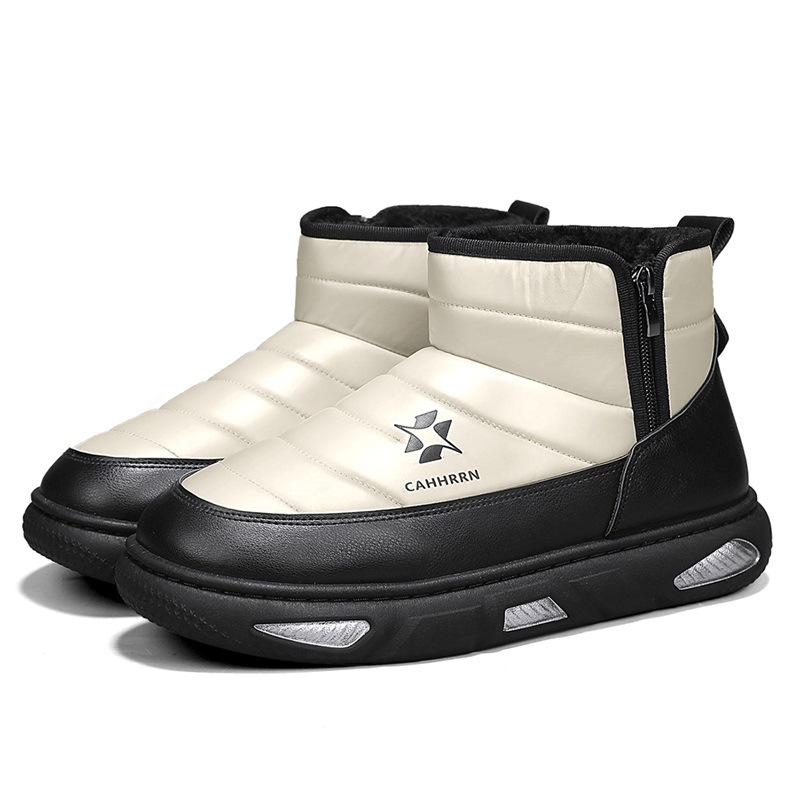 Zapatos de hombre otoño 2024 nueva alta resistencia al frío botas de nieve del noreste botas de suela gruesa Martín más zapatos de algodón grueso