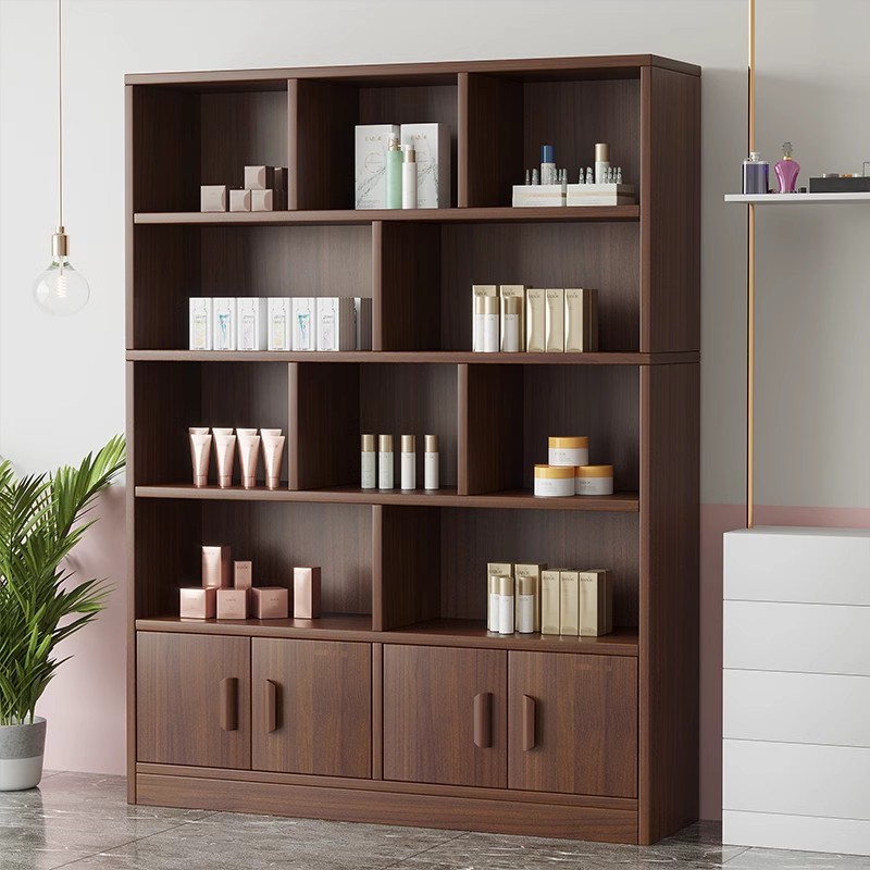 Bosque de madera maciza estilo chino estante de té estante de estante de exhibición de té partición estante de decoración de decoración de sala de estar Bao Pao