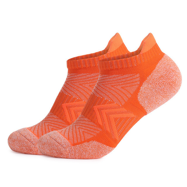 Women Running Ankle Socks Combed Cotton Breathable Sports Hiking Plaid Low Cut Performance Soft Short Tab Socks