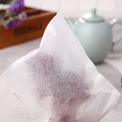 100個濾紙白色7*9.5cm抽線茶包袋 一次性過濾袋紙袋抽繩泡茶袋