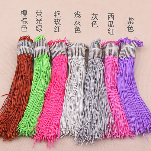 Handmade light color gold pull ring buckle coil diy accessories No. 72 jade wire braided bracelet gold small drip beads accessories