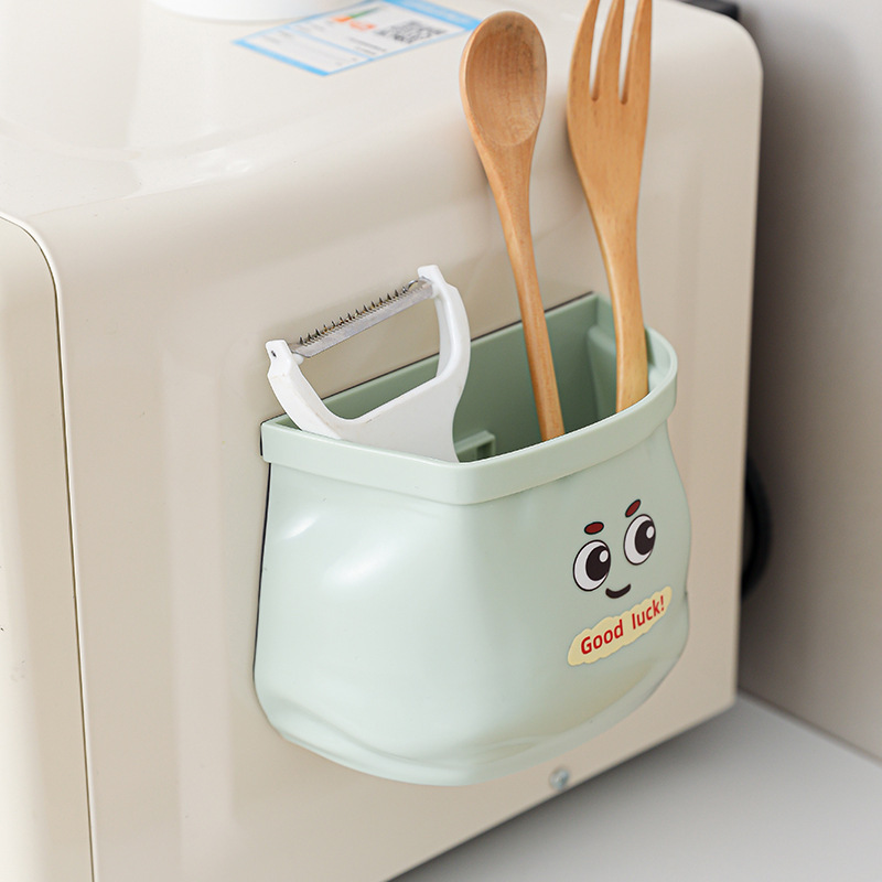 新しい磁気吸引収納ボックス冷蔵庫サイドドア収納棚家庭用キッチンラップ収納棚壁掛け式収納ボックス|undefined