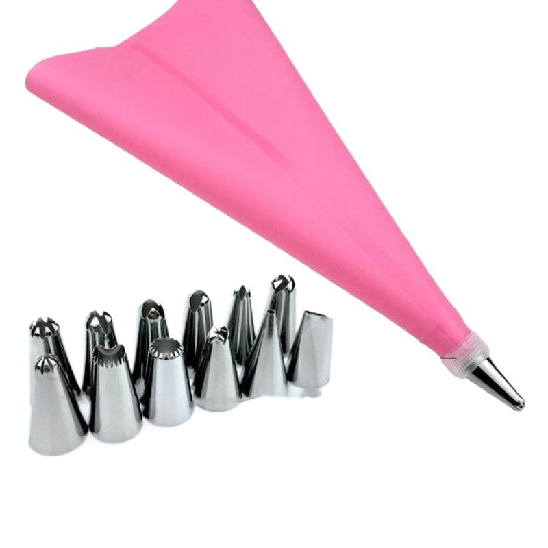 Amazon 14-piece pastelería boquilla traje herramienta de decoración de pasteles
