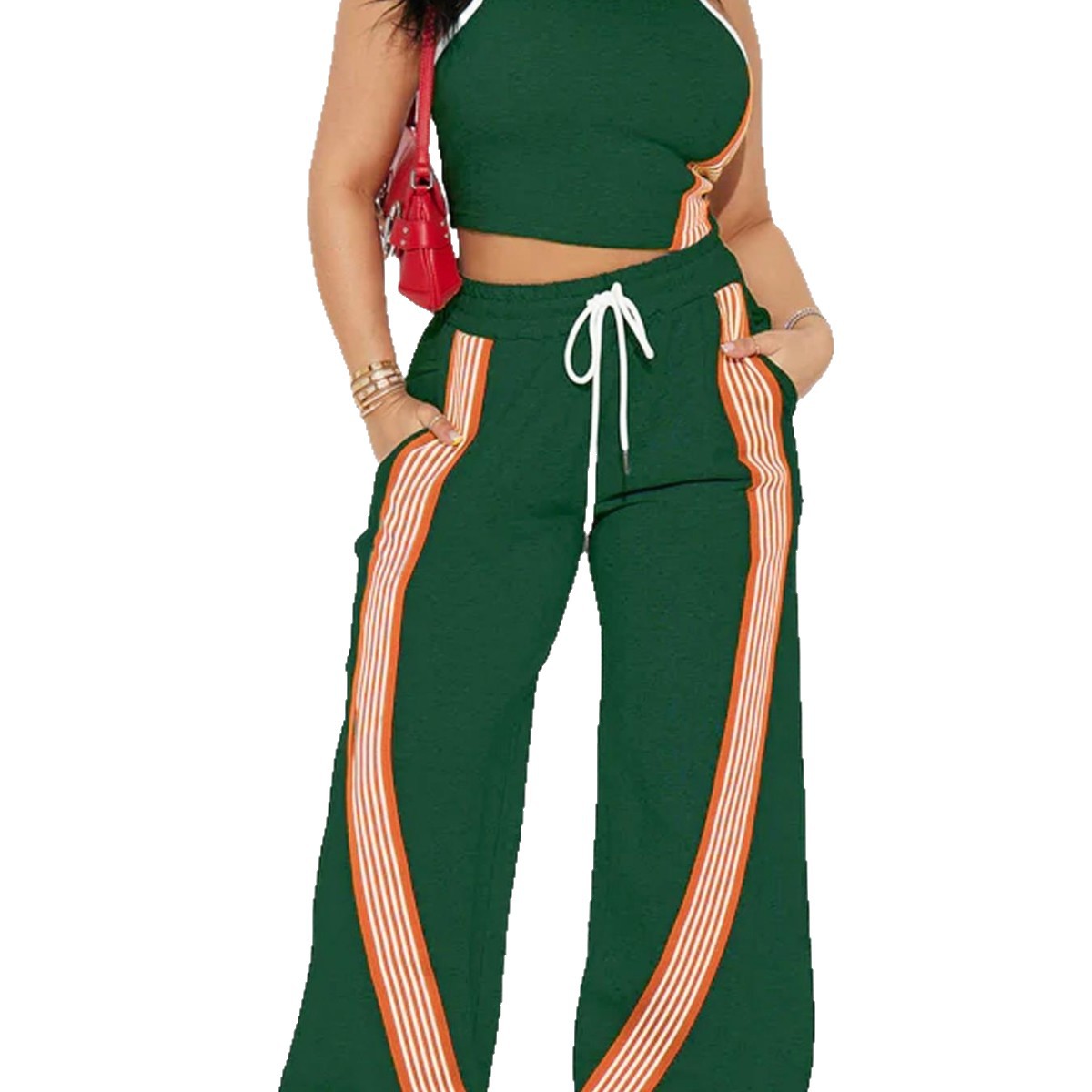 Ropa de mujer Conjunto de chaleco y pantalón para mujer Estilo popular Ropa para ir al trabajo Conjunto de ropa de mujer para ocasiones formales e informales para mujer_voghion.com