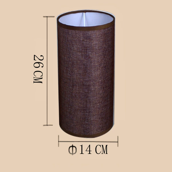 14 cm height 26 cm coffee brown