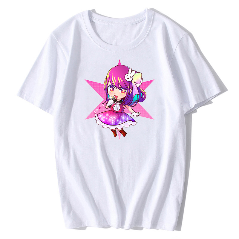My child's clothes, Hoshino loves T -shirt Rubya Akana Kana Akane Oshi No KO Cross -border 4