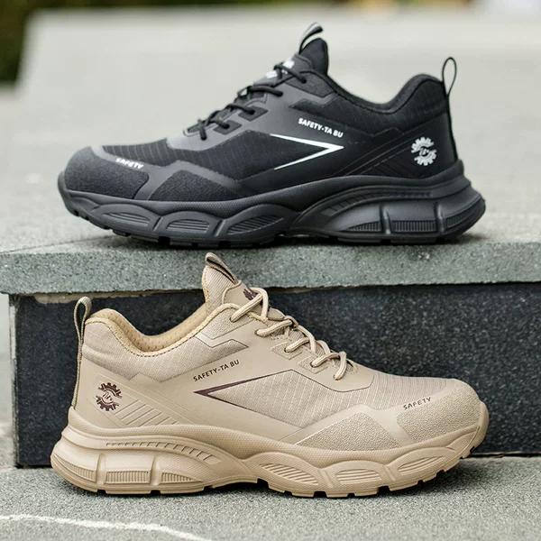 Labor Protection Shoes for Men and Women, Breathable and Comfortable Safety Shoes, Anti-Smash, Anti-Puncture, Soft Sole, Non-Slip, Wear-Resistant, Electrician Insulating Work Shoes
