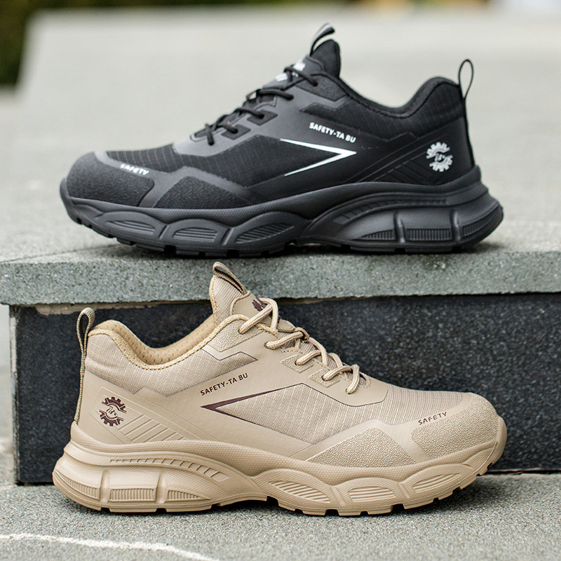 Labor Protection Shoes for Men and Women, Breathable and Comfortable Safety Shoes, Anti-Smash, Anti-Puncture, Soft Sole, Non-Slip, Wear-Resistant, Electrician Insulating Work Shoes