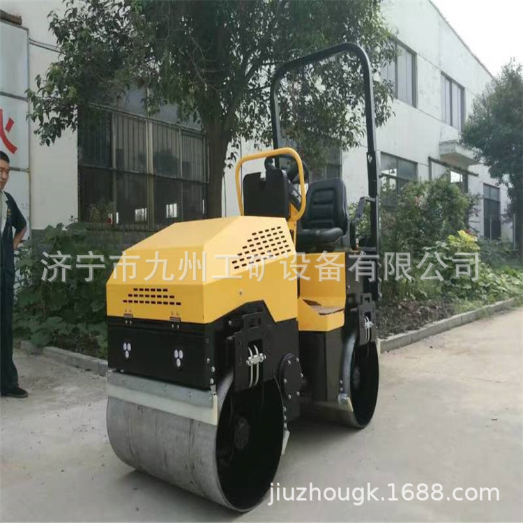座驾式振动压路机 双钢轮静碾压实机 工程路面压实振动夯