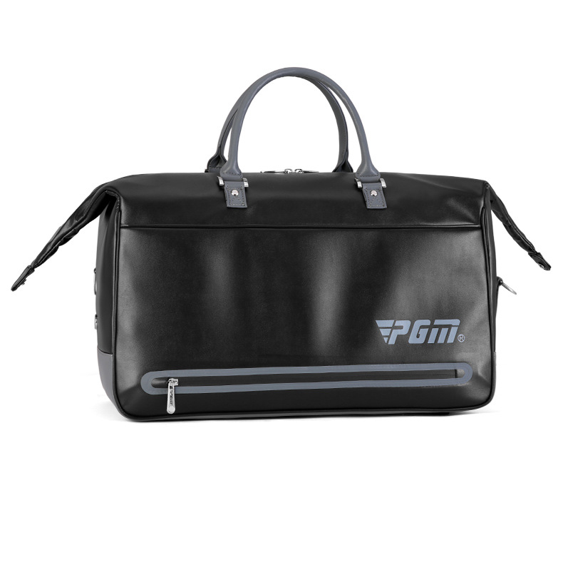 Túi đựng quần áo chơi gôn PGM da microfiber chống thấm nước, có ngăn giày riêng, kích thước 48×28×25 cm — YWB038-màu xám đen, YWB038-màu xám trắng, YWB038-Trắng xanh đậm chi tiết 15