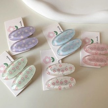 清新小花朵刘海夹女发卡ins风甜美可爱鸭嘴夹头饰日韩少女小发夹