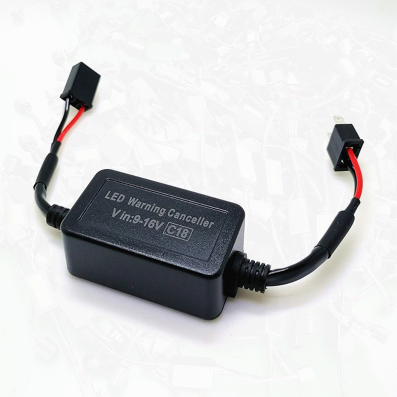 Venta caliente transfronteriza C18 coche LED faro super fuerte decodificador H7 faro anti-Parpadeo anti-interferencia eliminador de fallos