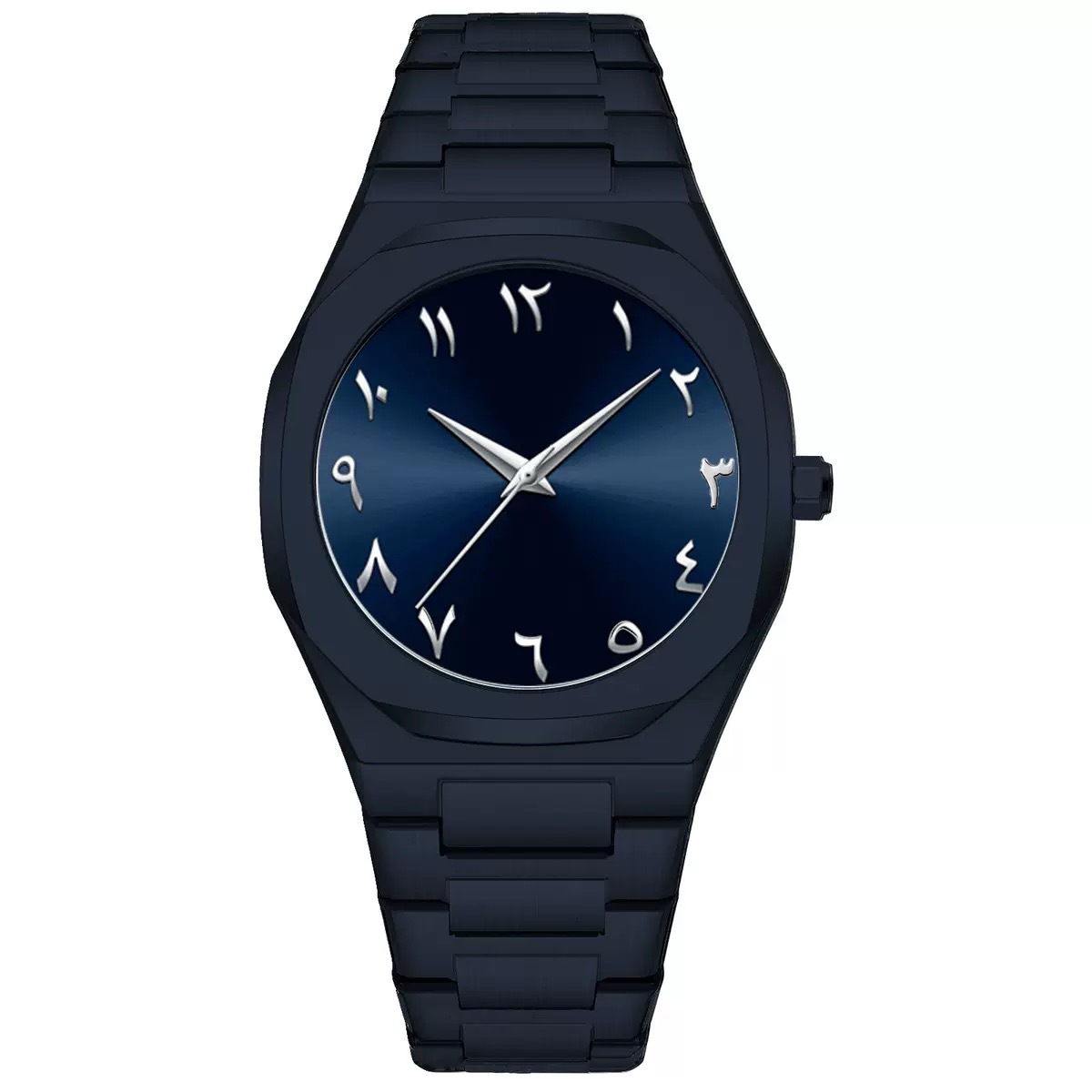 Black and blue matte shell (alloy)