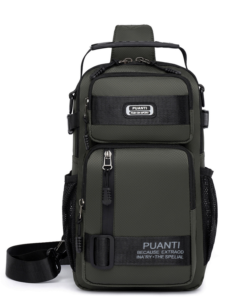 Bolsa de pecho de gran capacidad para hombres transfronterizos, bolsas deportivas de alta calidad para montar, bolsas de hombro para viajar, mochila