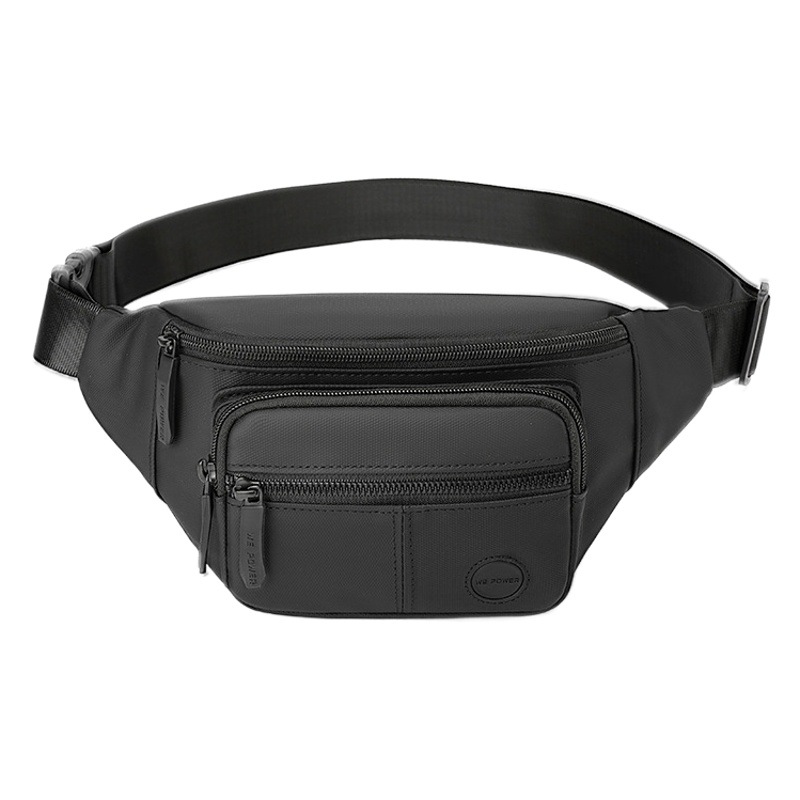 WEPOWER nuevo tipo de bolso de cintura casual para hombres, bolso de pecho de viaje al aire libre, simple de moda, bolso de hombro inclinado.