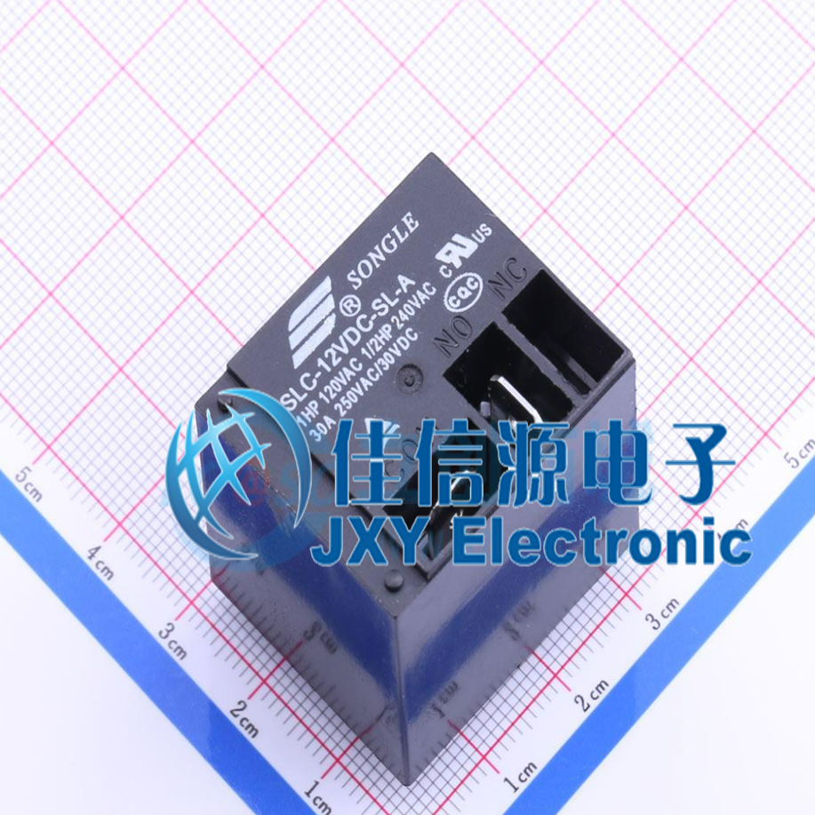 功率继电器        SLC-12VDC-SL-A 黑色   松乐