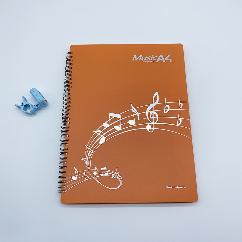 A4 Piano Guitarra Carpeta de partituras Estudiantes multifuncional cambio de partituras Carpeta de partituras de doble cara