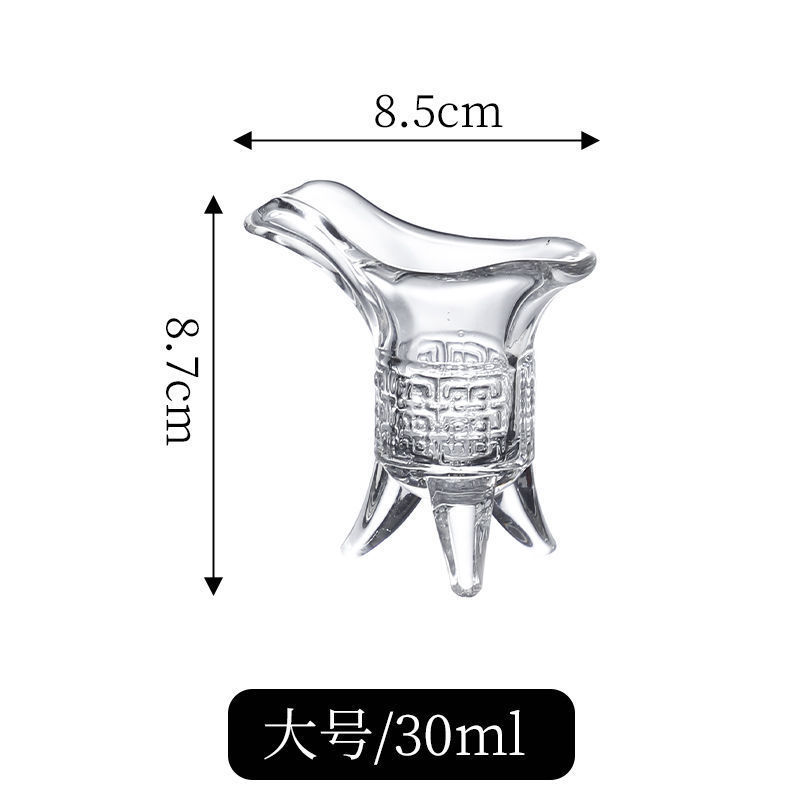 Botella de vino antigua creativa, copa de vino blanco de vidrio, dispensador de vino pequeño, copa de emperador antiguo, copa de licor personalizada para el hogar