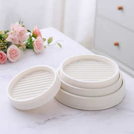 条纹网格塑料花盆托盘园艺盆景盆栽接水盘干泡茶盘批发多肉盆底托