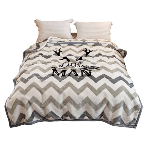 Raschel Throw Blanket Winter Thick Warm Air Conditioning Nap Cover for Single Dormitory Students Plush Throw Blanket