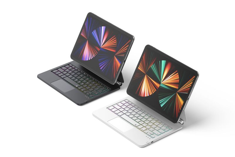 iPad Magic Keyboard Pro11/12.9/ 13inch タブレット吊り下げ磁気 Bluetooth キーボードカラフルなバックライトに適しています|undefined