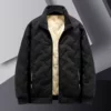 Wt-01 black lamb cashmere cotton jacket