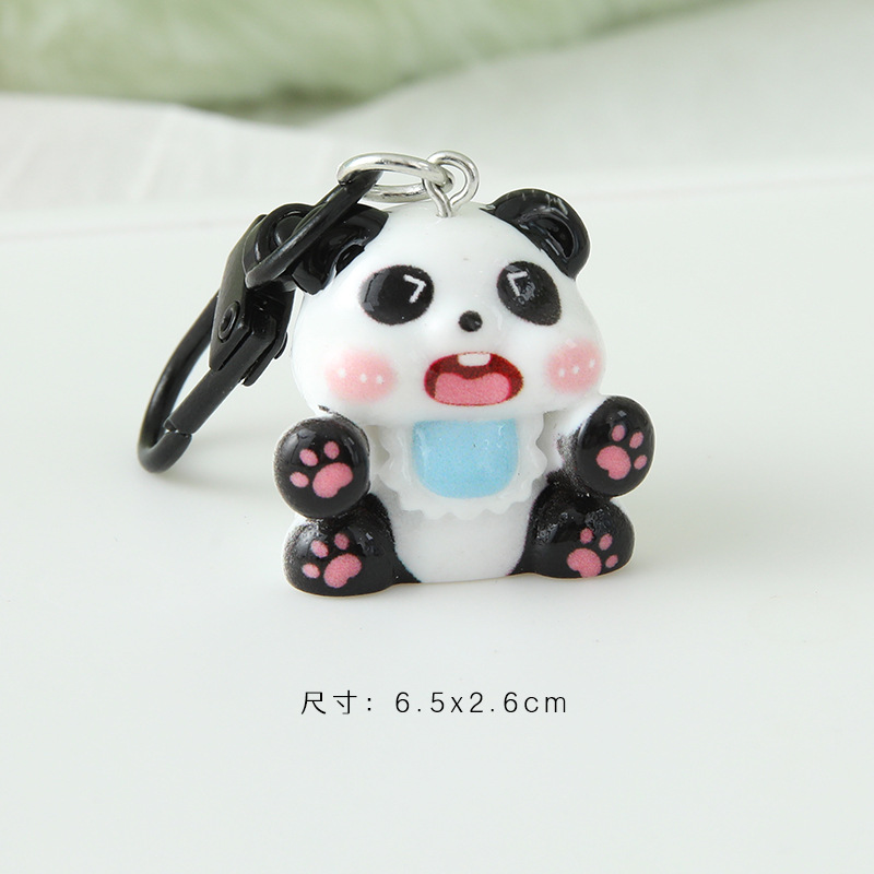 귀여운 판다 키링/손 흔드는 판다