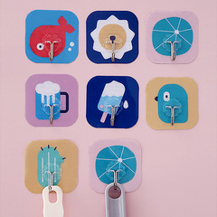 Wholesale Transparent Hook without Drilling, Kitchen Heavy-Duty Load-Bearing Thick Universal Hook, Bathroom Adhesive Hook