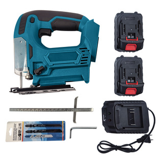 Lithium Battery Wireless Jigsaw Multifunctional Household Electric Saw Cutting Machine Reciprocating Saw Pull Saw Wire Saw Woodworking Tool