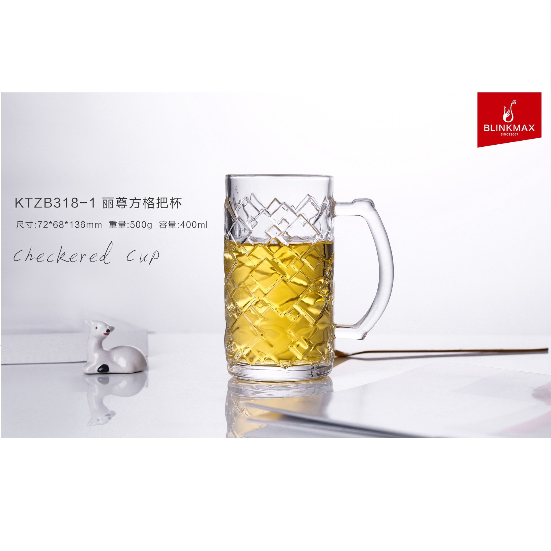 BLinkMax / Lizon fabricantes de tazas de leche al por mayor de tazas de cerveza de gran capacidad de vidrio