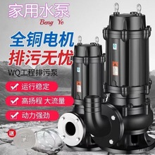 上海新款污水泵化粪池家用220V潜水泵排污泵抽粪机沼气泵农用灌溉
