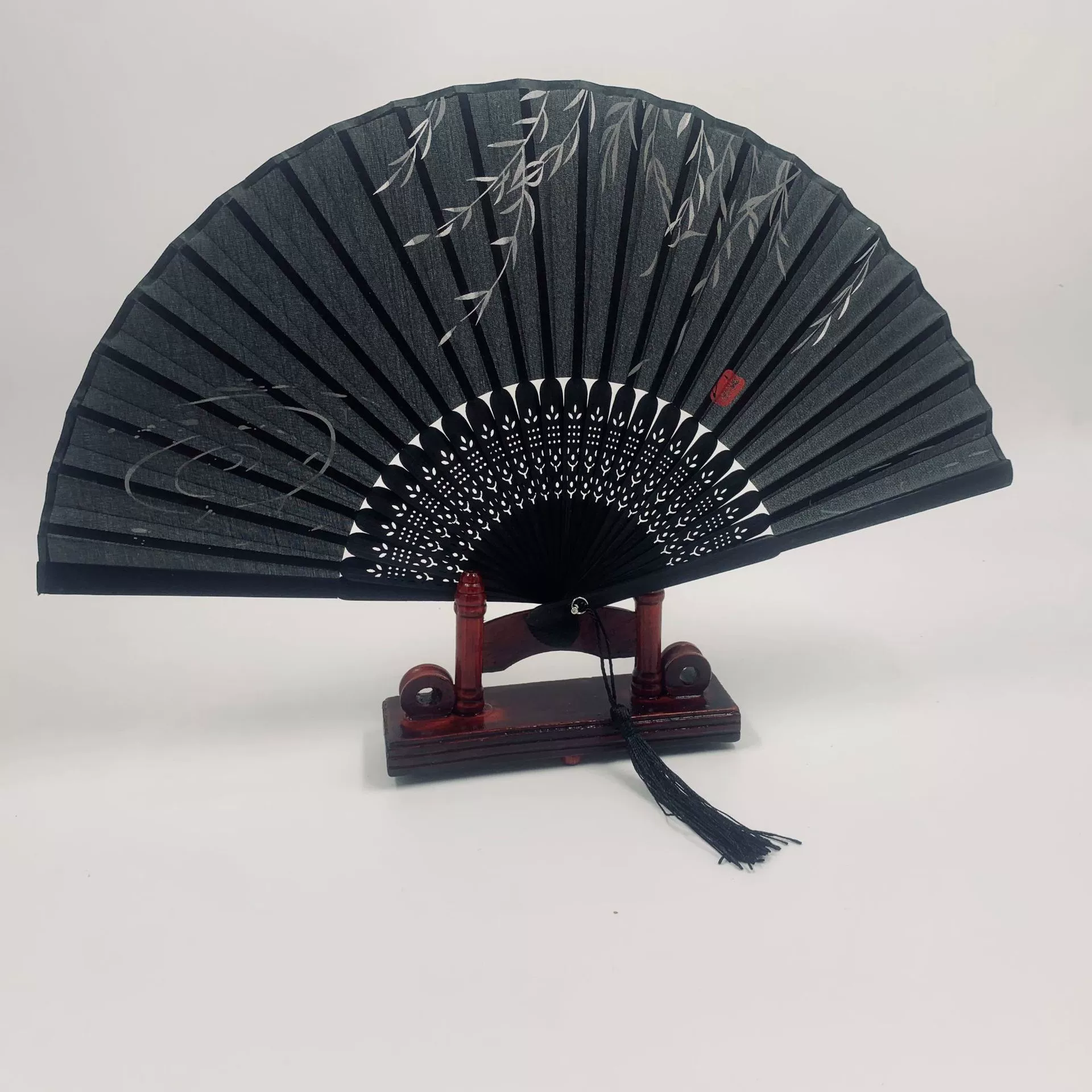 Folding Hand Fan Hanfu Style, Silk-screen Print, High-definition Patterns, Fine Workmanship