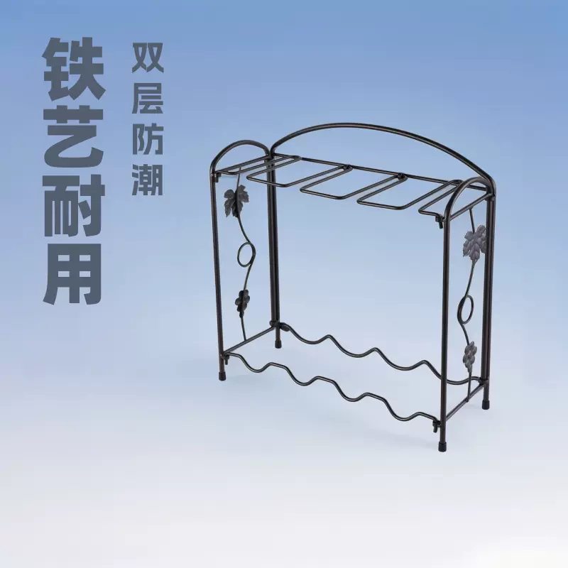 现货批发简约多瓶酒杯一体架 工厂货源