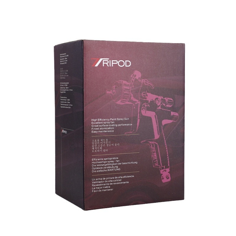Pistola pulverizadora transfronteriza 1500B para automoción, pistola pulverizadora de depósito superior, alta atomización, suministro directo del fabricante, ahorro de pintura.