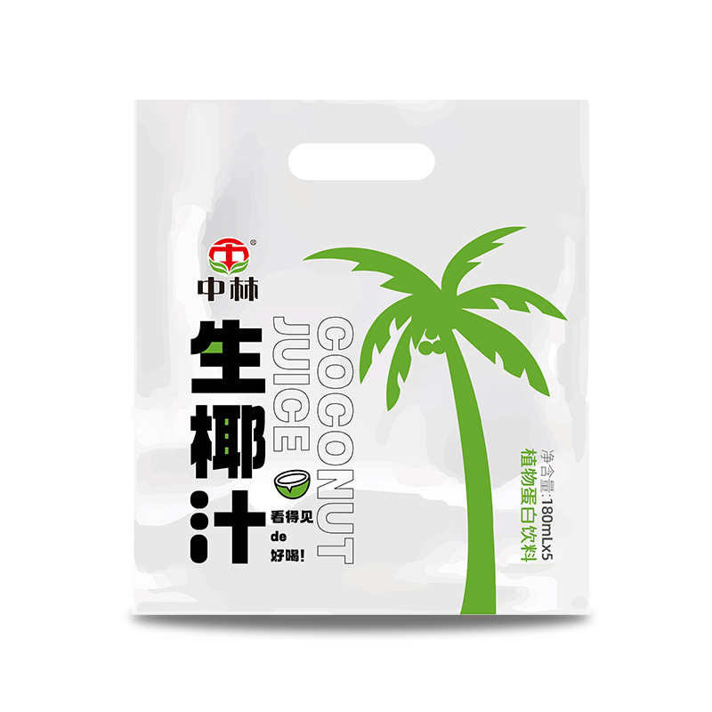 中林生椰汁袋装椰子汁网红生榨果汁饮料批发整箱 一件代发180*5包