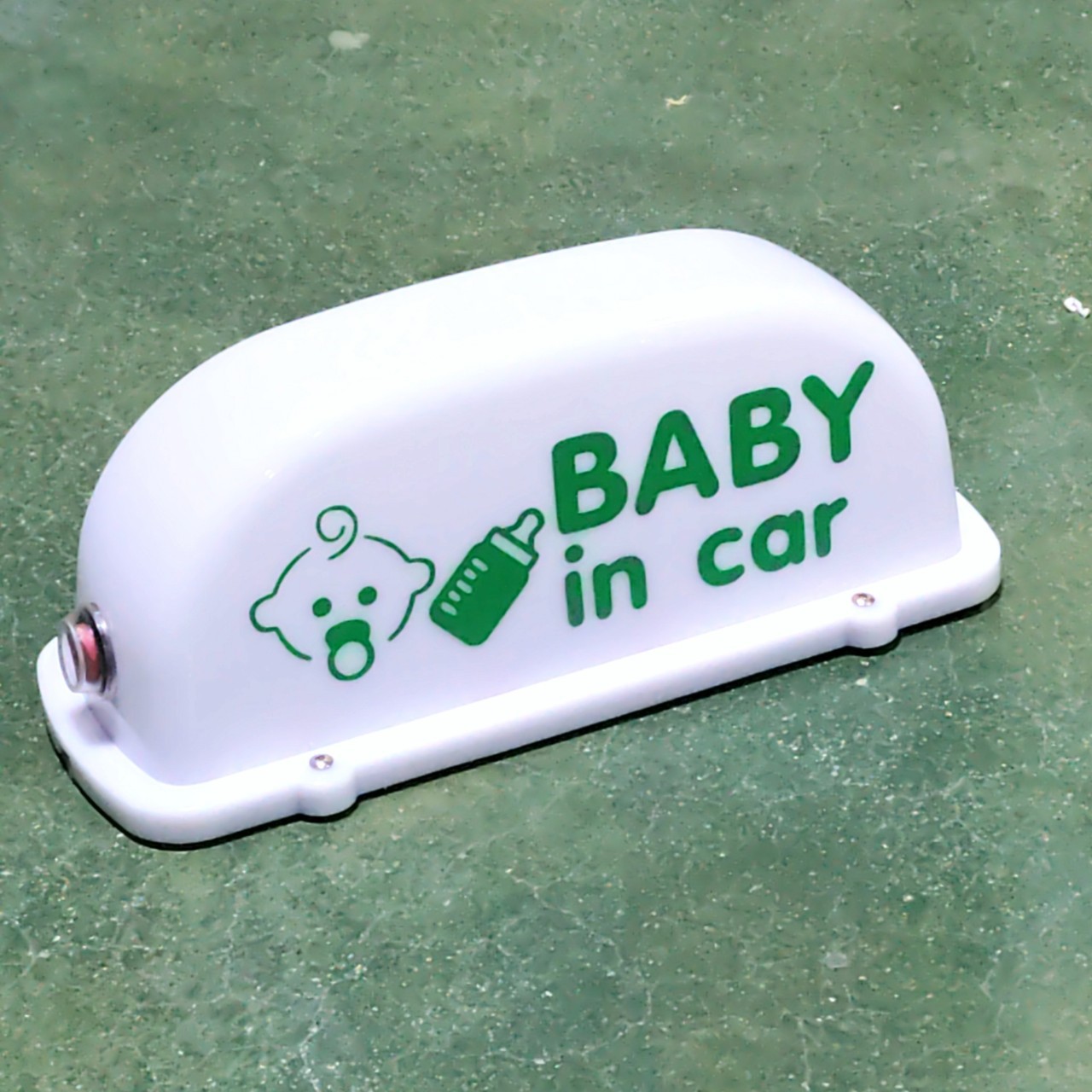 Car dome light toy car out of pig car baby bus funny shopping advertising magnetic decorative lights