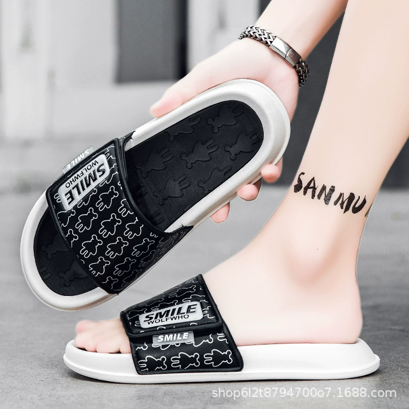 AIZOMR новые мужские тапочки весны и лета, не вонючие ноги, тапочки на липучке, высококачественные мужские тапочки, популярный стиль