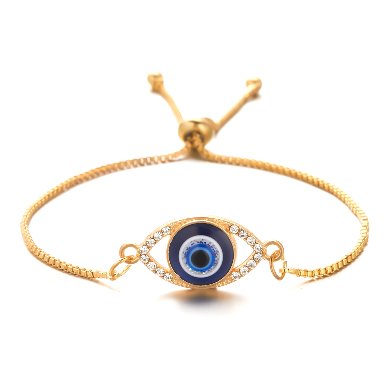 Lucky Evil Eye Red String Bracelet Handmade Protection Jewellery_voghion.com