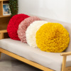 Three dimensional pillow, round decorations, sofa, pillowcase, handmade, in 3d format, flowered, light luxury style