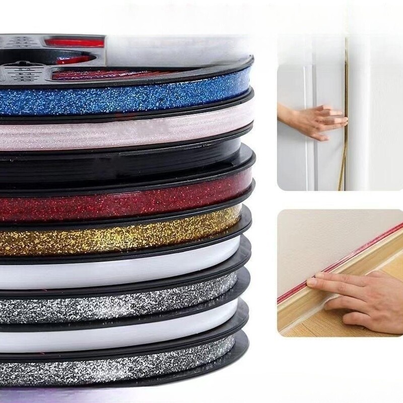Directly from the Manufacturer: Self-Adhesive Tile Edge Trim, Beautiful Seam Stickers, Multi-Color Self-Adhesive Decorative Plaster Lines Directly from the Manufacturer: Self-Adhesive Tile Edge Trim, Beautiful Seam Stickers, Multi-Color Self-Adhesive Decorative Plaster Lines