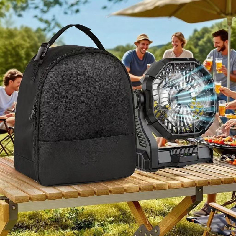 Camping Fan Carrying Bag Outdoor Fan Portable Protective Case Storage Bag Portable Fan Camping Storage Bag