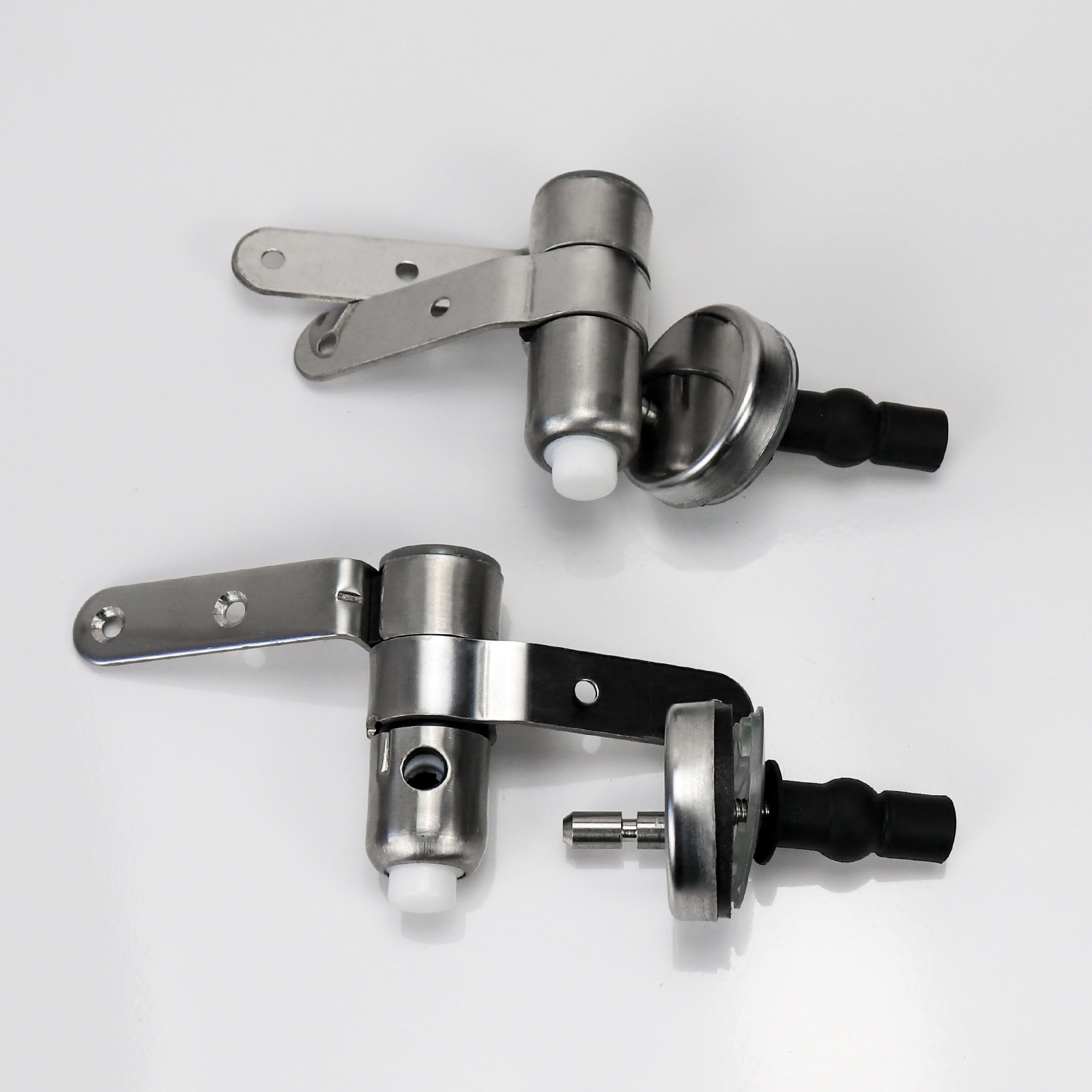 Fandike tapa del inodoro buffer bisagra de acero inoxidable metal lento bisagra tapa del inodoro Accesorios