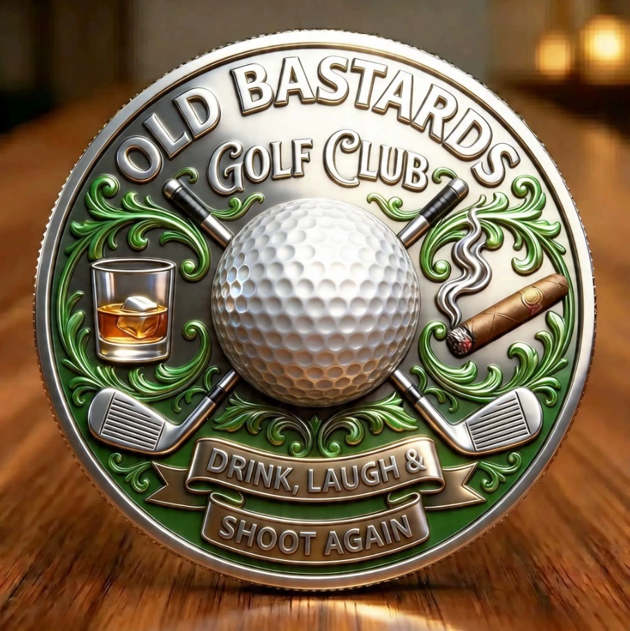 Cross-border The Eternal Golfer’s Challenge Coin Eternal Golfer Commemorative Coin
