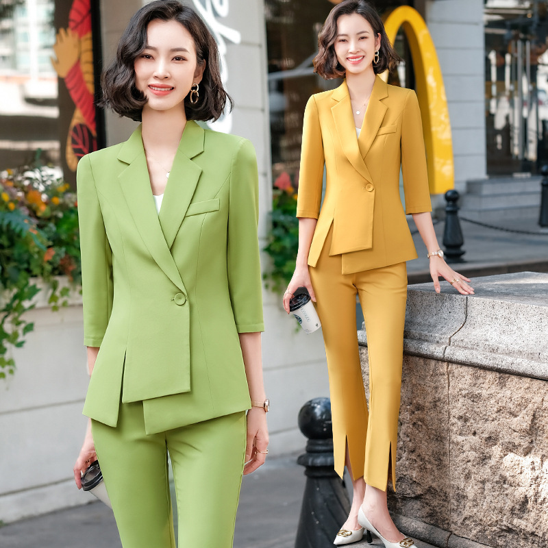 Small suit coat new pattern Sleeve Fashion Network man 's suit Occupation suit lady temperament formal wear coverall