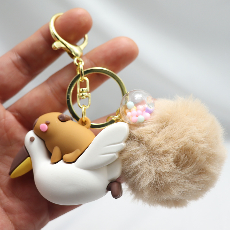 カピバラのキーホルダーのカバンのカピバラのペンダントのカピバラのぬいぐるみ|undefined