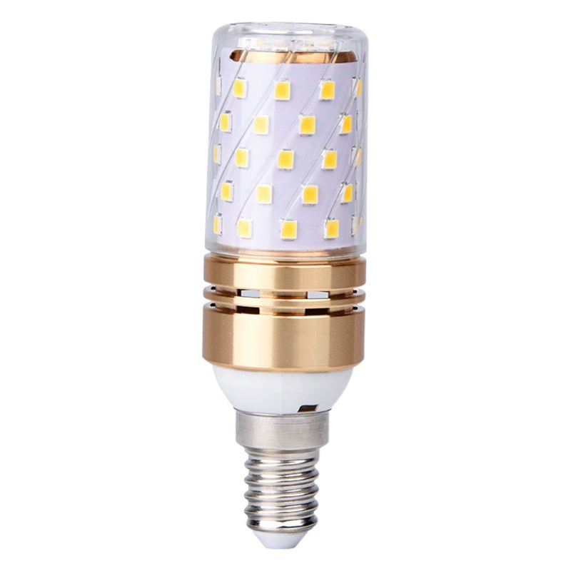 Светодиодная кукурузная лампа световая головка сильная подсветка энергосберегающая лампа 12W16W Три цвета подсветки люстры спальная лампа источник завод