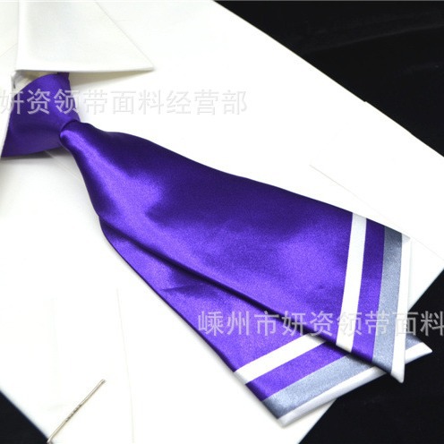 Nueva mujer de doble pieza llanura tira horizontal hebilla corta profesional ropa formal negocio ropa de trabajo corbata