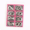 Intellectual red set, 8 pieces, English