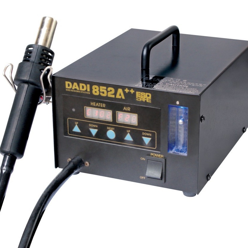 热风枪 热风数显拆焊台 测风流量 型号：DADI 852A++