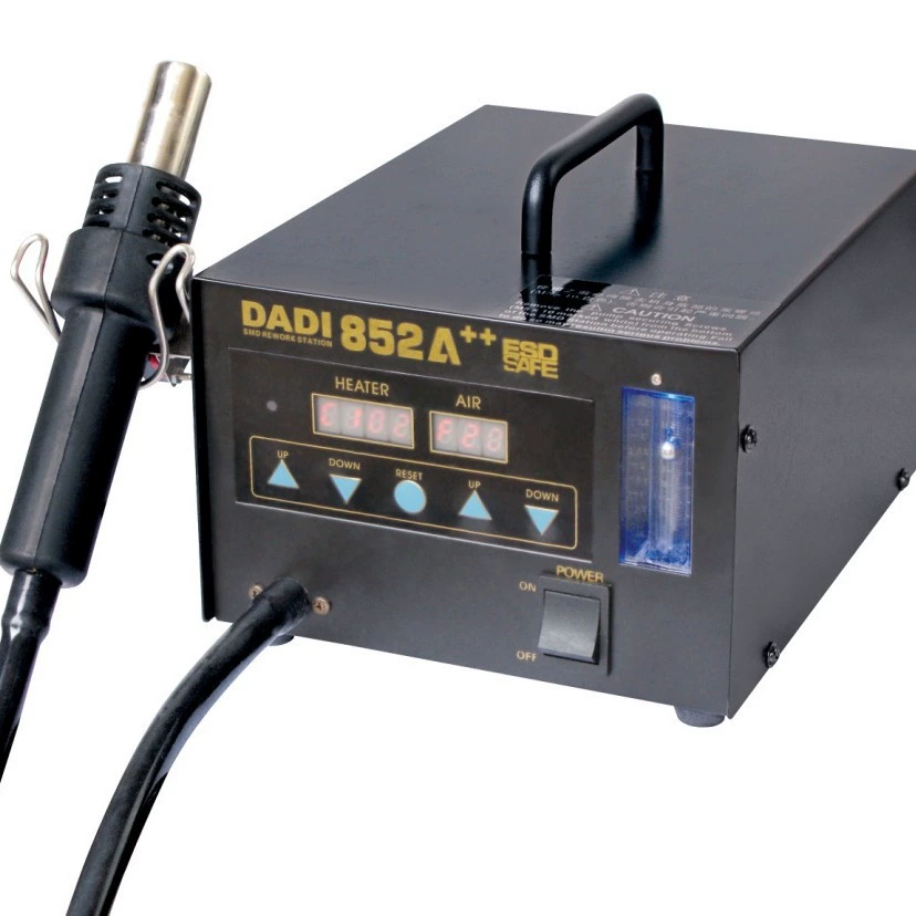 Термофен Паяльная станция с цифровым дисплеем Модель измерения воздушного потока: DADI 852A ++
